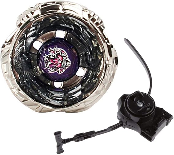 Battling Toys - Diablo Nemesis X:D Metal Fusion Fight Starter Pack Set with Launcher & Ripcord