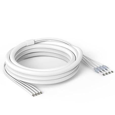 Waveform UltraFlex-Quad Cable: Low-Loss Quad-195 Extension Cable | Outdoor Rated | SMA Male to SMA Female | Weatherproof Boots | for 5G Cellular Routers, Gateways, Hotspots | 20 Length