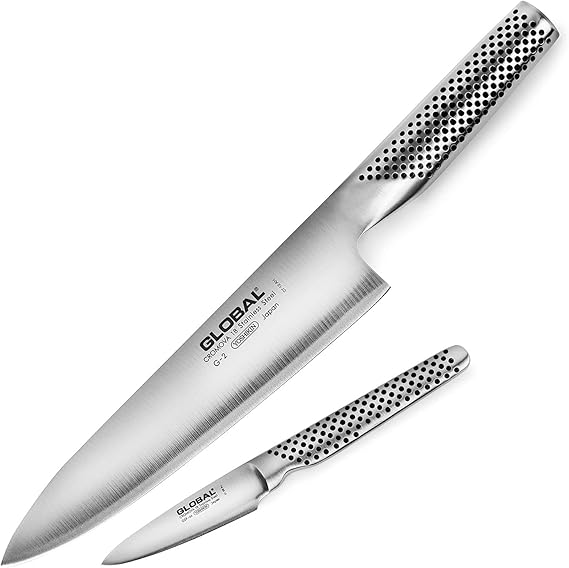Global 8" Chef's Knife & Paring Knife Set - 2 Piece