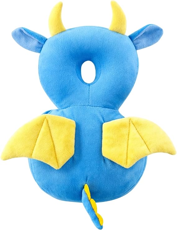 Baby Head Protector Backpack, Head Protection for Baby with Soft Cushion, Baby Fall Backpack for Toddlers, Head Cushion for Babies with Dimensions 38x27x5cm