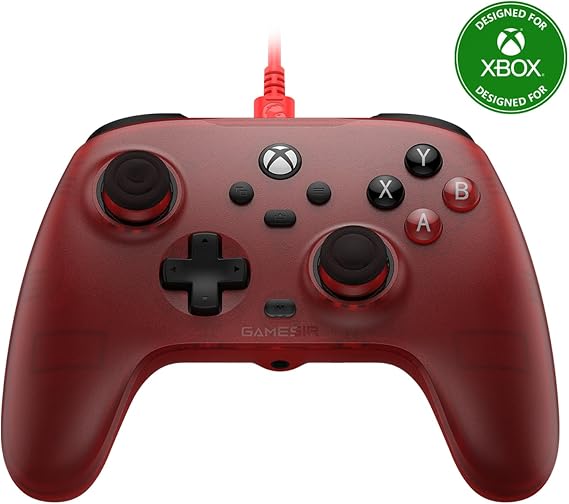 GameSir T7 Wired Xbox Controller with Hall Effect Joysticks and Triggers, Plug & Play Gamepad for Xbox Series X|S, Xbox One, Windows, Steam (Red)
