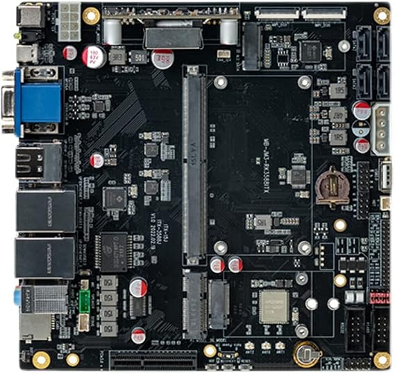 youyeetoo ITX-3588J Rockchip RK3588 8K AI Mini-ITX Mainboard HDMI2.1 DP1.4 WiFi 6 Onboard DC POE Power Support Android 12 Ubuntu Debian 11 (4GB RAM +32GB EMMC Version)