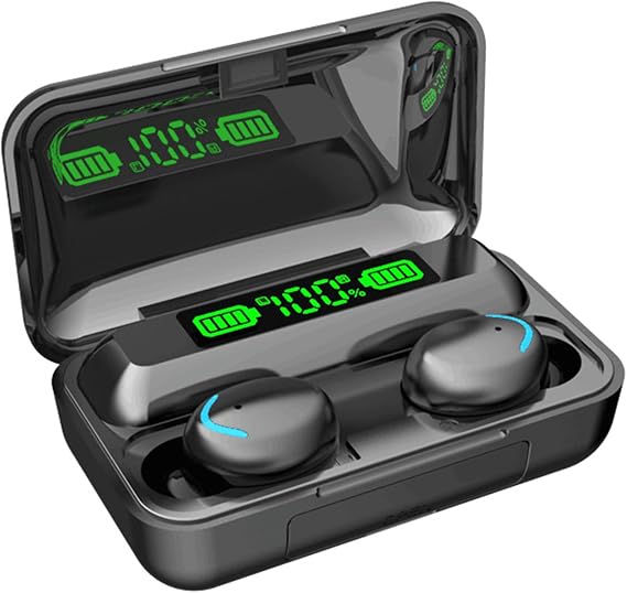 True Wireless Earbuds, 2024 Bluetooth Headphones 5.3 Earbuds, Waterproof Touch Control Ear Buds in-Ear Built-in Mic, with LED Power Display, IP7 Waterproof Earphones Sport Headset - Model 3