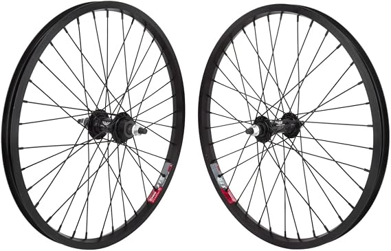 Wheel Set Pair 20 x 1.75 WEI519, Bolt On, Blk, 36H