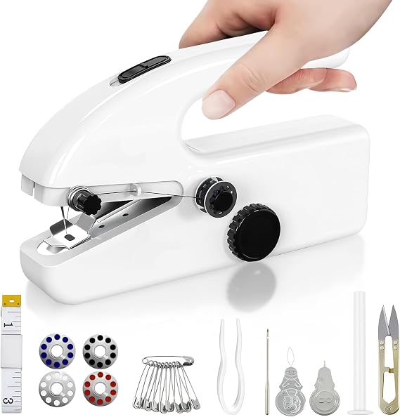 Handheld Sewing Machine, Mini Cordless Hand Sewing Machine for Beginners