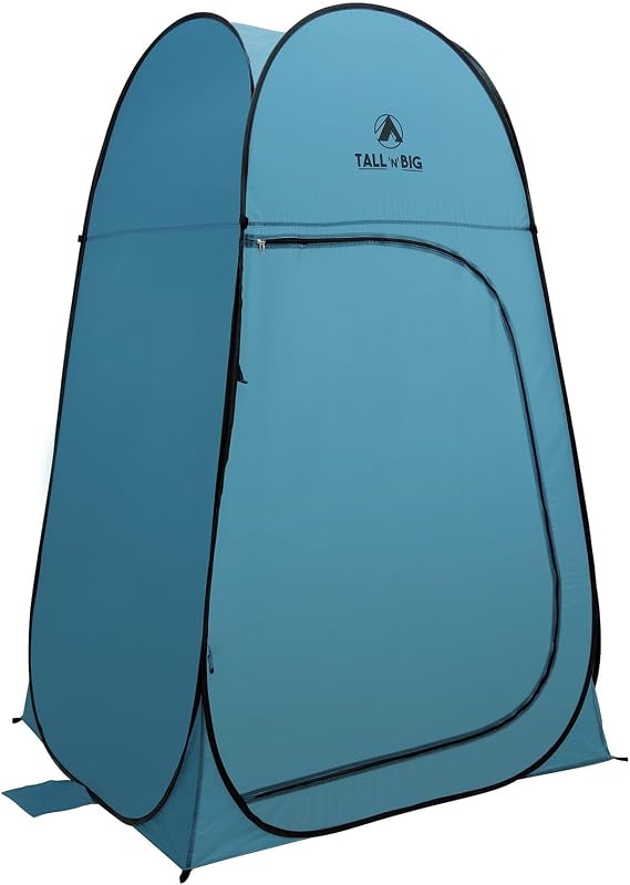 GigaTent Tall N Big Pop Up Pod Changing Room Privacy Tent Instant Portable Outdoor Shower Tent, Camp Toilet, Rain Shelter for Camping & Beach Lightweight & Sturdy, Easy Set Up,