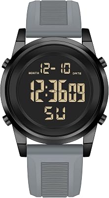 Military Black Waterproof Sports Wrist Watches for Men Digital Tactical Mens Sport Watches Waterproof Military