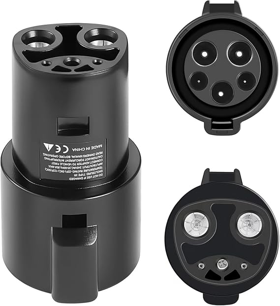 J1772 EV Charger to Tesla Charging Adapter, 80A/240 VAC, SAE J1772 Charging to Tesla Charging Adapter, Fit for Model 3, Y, S, X (Only for Tesla Owners)