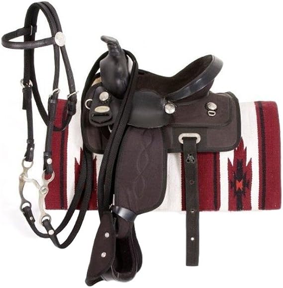 King Basic Synthetic Trail Saddle Package