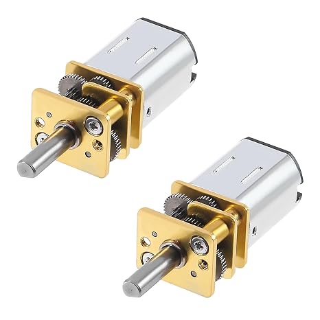 2PCS Micro Speed Reduction Gear Motor DC 3V 30RPM N20 High Torque Speed Reduction Motor with Metal Gearbox Motor for DIY RC Toys