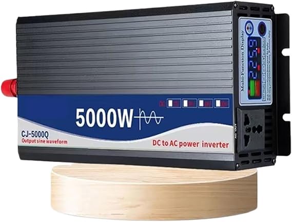 Pure Sine Wave Inverter DC 12V 24V 48V 60V to AC 220V Converter 3000W 4000W 5000W 50HZ 60HZ Automotive Power Car Solar Inverter Universal(4000W)