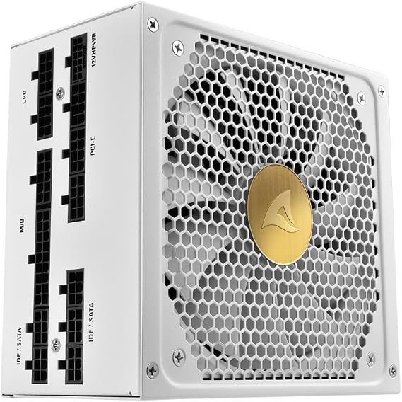 Sharkoon Psu ModÜler 1000w 80+gold Rebel P30 Gold 1000 White 135mm Fan