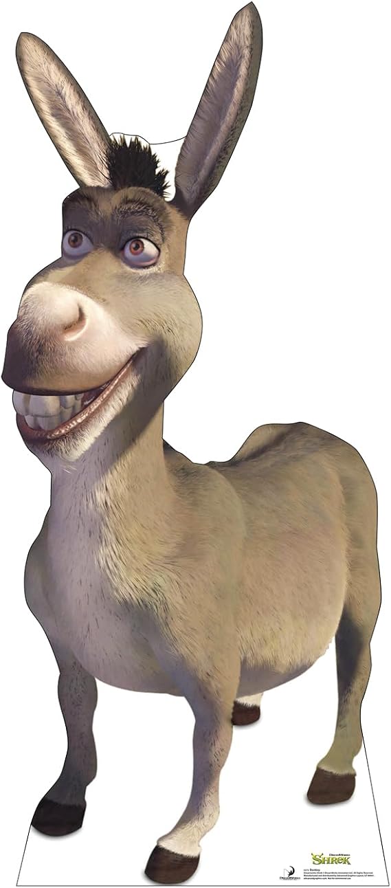Cardboard People Donkey Cardboard Cutout - Shrek