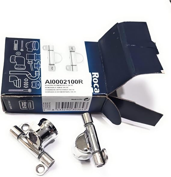 Roca Senso and Giralda Removable Easy Release Toilet Seat Hinges (Pair) AI002100R