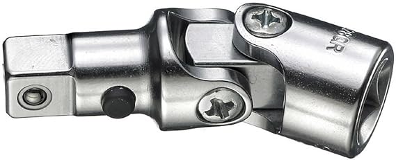 Stahlwille 12021000 3/8" Drive Quick-Release Universal Joint with Safety Lock, Ergonomic Design for Quick Tool Change, 60mm Length, 66g Weight, Made in Germany