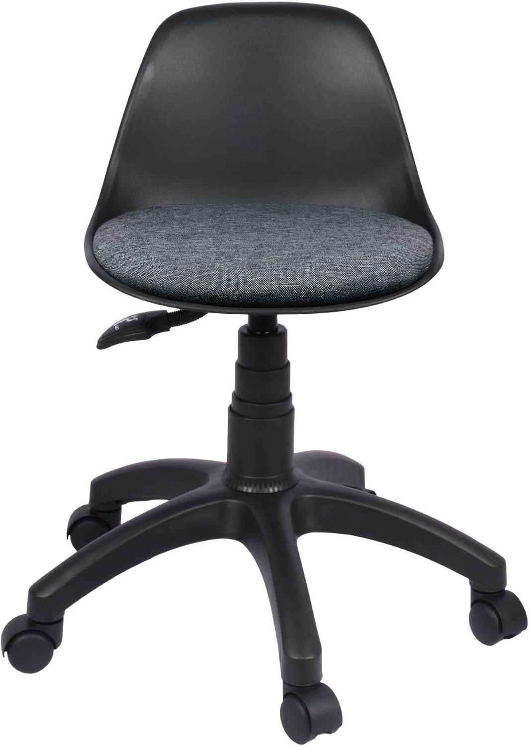 Siyah Çocuk Çalışma Sandalyesi | Makyaj Masası Sandalyesi, Ders Koltuğu, Ofis Taburesi - 100 kg Kap. (Antrasit)