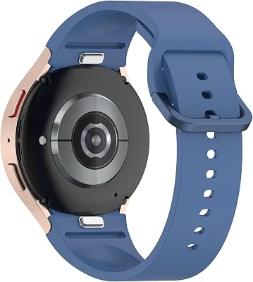 XIHAMA Sport Band Compatible with Samsung Galaxy Watch 7 Band 40mm 44mm, No Gap Soft Silicone Bands For Galaxy Watch FE 40 mmGalaxy Watch 6 5 4 Band 40mm 44mmGalaxy Watch 6 classic 43mm 47mm For Women Men