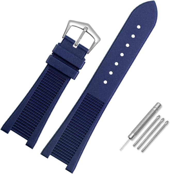 Watch bands Accessories Are Suitable For Patek Philippe 5711 5712G Nautilus Watch Chain Special Notch Silicone Strap 24-13mm
