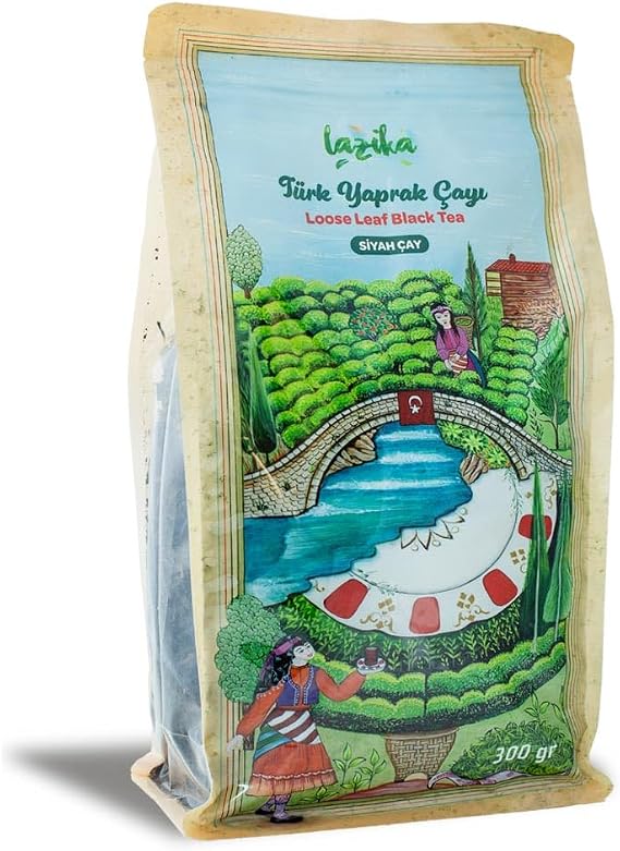 Lazika Türk Yaprak Siyah Çayı 300g