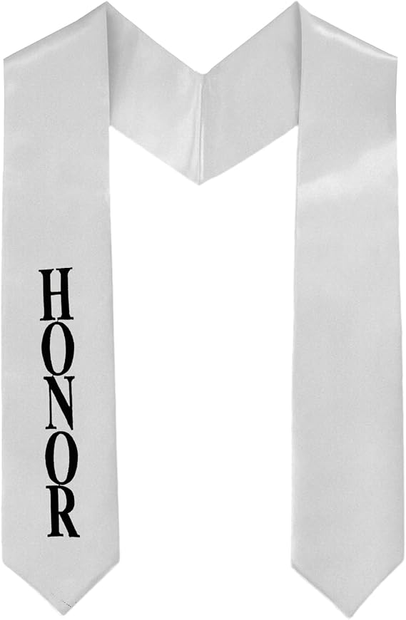 Graduation Stole Honor Stole Plain Sash 60" Long for Graduation Ceremony and Graduation Photos