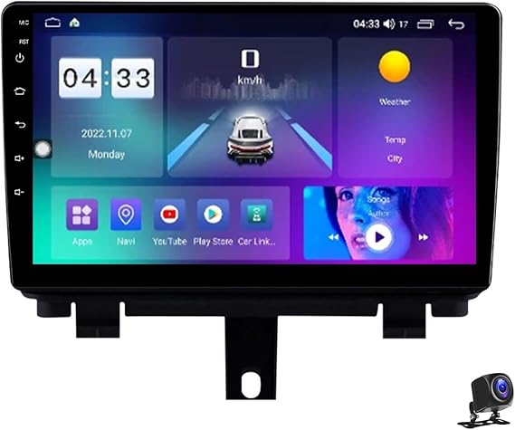 9 Inch Android 13 Car Stereo for Audi Q3 2013~2017 Touch Screen Car Radio Bluetooth Wireless Carplay Android Auto Multimedia Navigation with RDS DSP FM Radio
