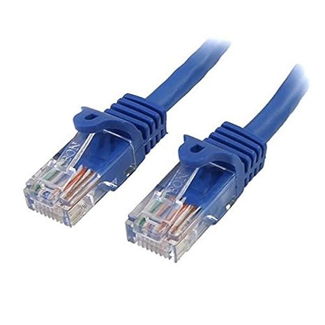 Cat5e Ethernet Cable10 ft - Blue - Patch Cable - Snagless Cat5e Cable - Network Cable - Ethernet Cord - Cat 5e Cable - 10ft