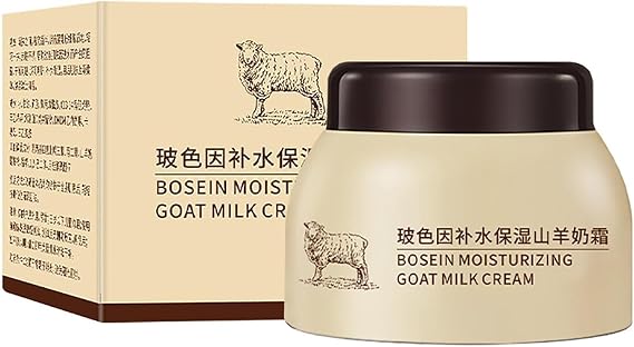 Goat Milk Cream Moisturizing, Goat Milk Cream, Milk Beads Watery Cream, Anti Aging Face Cream, Nourishing And Firming Skin Cream For Body, Hand &amp; Face (1pcs)