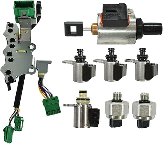 CVT Transmission Solenoid Valves Body Replacement Set for Vehicle G7T23082 33420XX1 D33439N F1CJA 4710 JF011E RE0F10A Automotive Pressure Control Solenoid Set
