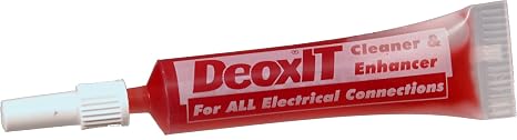 Deoxit 5 Pack DeoxIT D100L-2C, 2ml Squeeze Tube, 100% Solution, Contact Cleaner, Prevent Corrosion, 0.067 Oz
