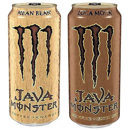 Monster-Energy Java Variety Pack, Mocha Loca & Mean Bean, 15 fl. oz., 6 Pack