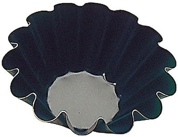 MATFER 330138 Exopan Brioche 14 Wave, 9.4 inches (238 mm), Steel Fluororesin, France WBL11202