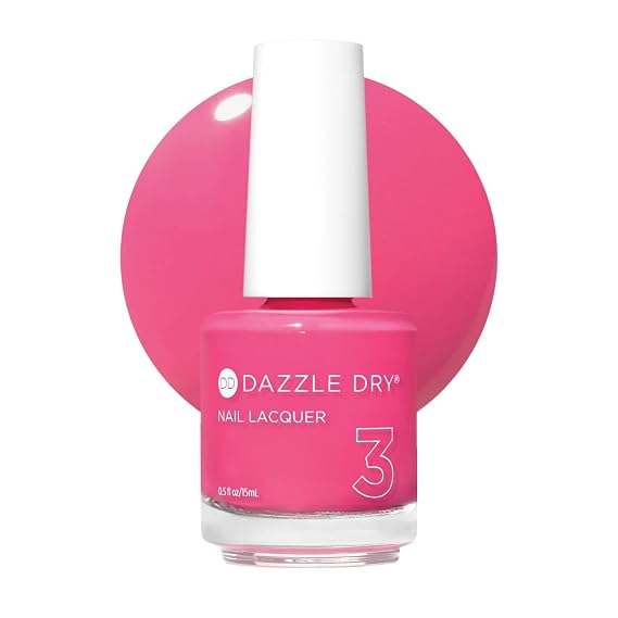 Dazzle Dry Nail Lacquer, Step 3 Raspberry Creme (0.5 fl oz)