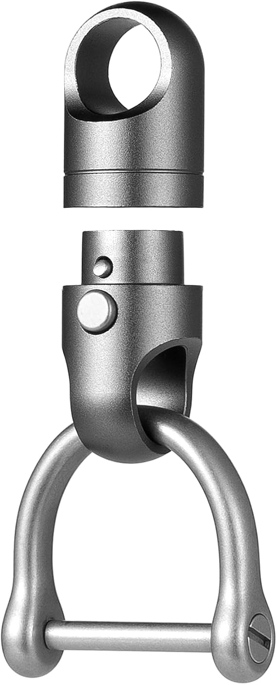 FEGVE Strong Magnetic Quick Release Keychain with 2/3 D Ring for Car Key | Double Pin Lock, Anti-Lost Design, Auto Magnetic Absorption, 360 Swivel