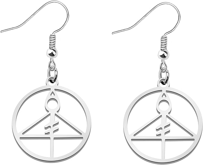 Owl House Inspired Light Glyph Earrings Owl House Fan Gift