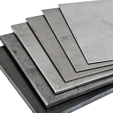 MILD STEEL SHEET METAL SQUARE CUT PLATE PANEL 4mm Thick / 200x200mm Size (4x200x200mm)