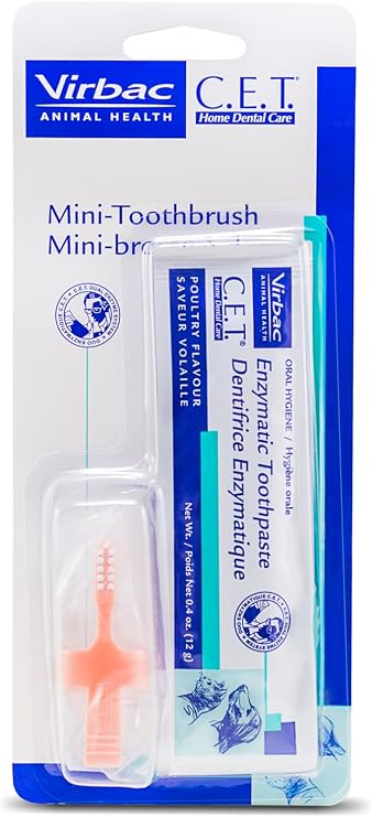 Mini Toothbrush & Toothpaste by Virbac