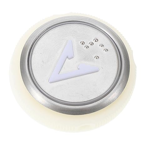 PRETYZOOM Stainless Steel Elevator Button Round Top and Bottom Push Button for Elevator Accessory and Stylish Elevator Control Panel Button