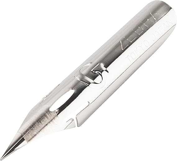 Zebra Comic G Model Chrome Pen Nib, 10 Nibs (1 Pack) (PG-6B-C-K)