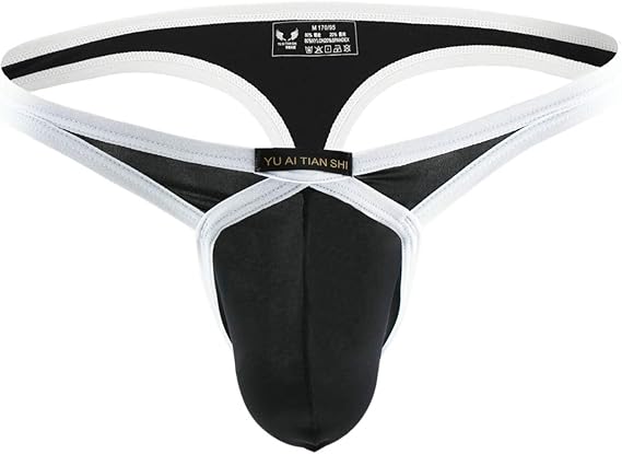 MuscleMate Men's Thong G-String Underwear, Men's Hot Thong G-String T-Back Underwear, Stretch Fit.