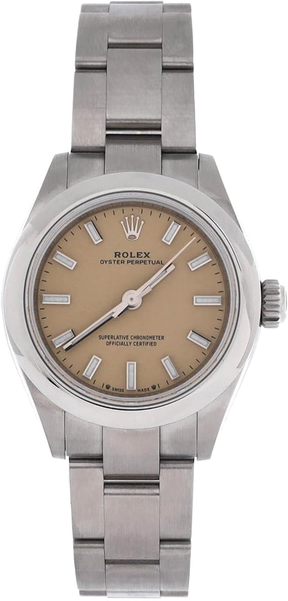 Pre-Loved Oyster Perpetual Beige Automatic Watch 28