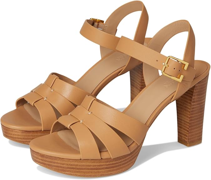 Lauren Ralph Lauren Soffia Nappa Leather Sandals