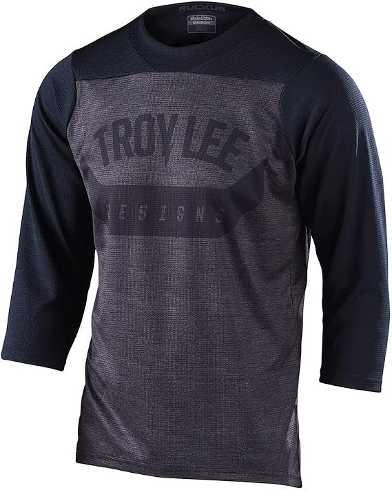 Troy Lee Designs Cycling MTB Bicycle Mountain Bike Jersey Shirt for Men, Jersey (Black, Medium)