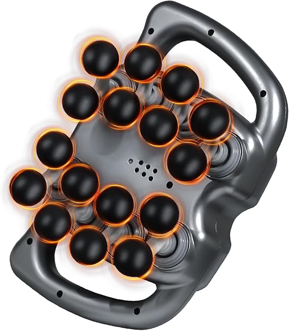 chinensis Massage Gun Deep Tissue Percussion Muscle Massager - 16 Heads 99 Speeds Electric Back Massager for Athletes, Quiet Handheld Fascia Gun for Neck Shoulder Pain Relief, Gifts for Men Women