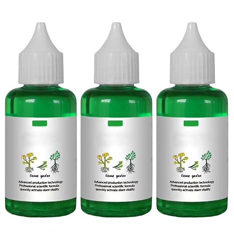 Lawn Fertilisers, Plant Root Stimulator 3 Bottles 50ML Root Stimulator for Plants & Flower Rooting Hormone for Cuttings Plant Activation Liquid Solution