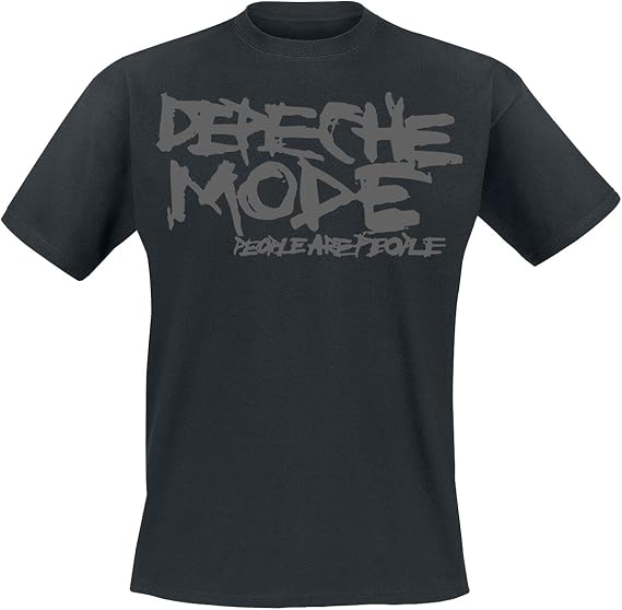 Depeche Mode T Shirt People Are People Band Logo Official Unisex Black