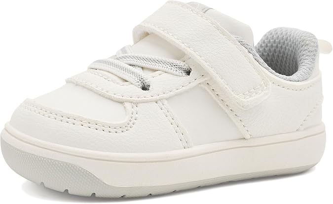 Stride Rite Unisex Kids Addison (Infant/Toddler) White 4 Toddler Medium
