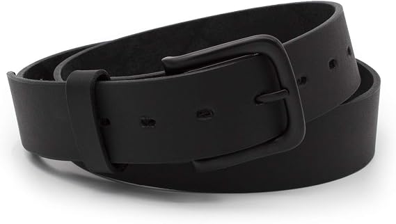 Main Street Forge The Huntsman - Full Grain Leather Black Belt - Made in USA - Men's Leather Belt