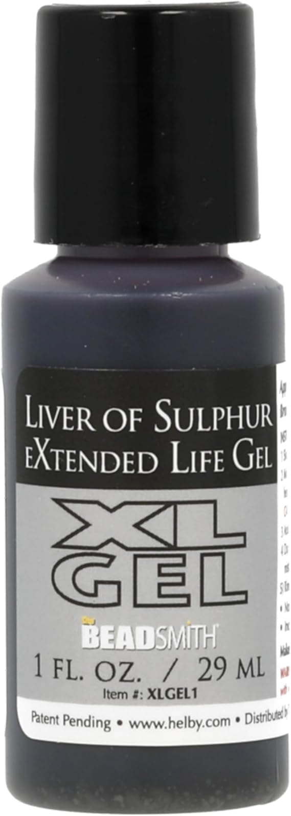 The Beadsmith XL Gel Liver of Sulfur Extended Life Gel