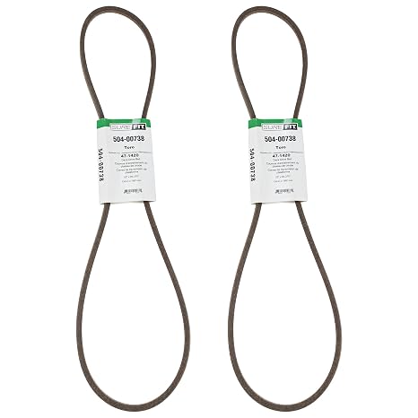 SureFit Deck Drive Belts Replacement for Toro 47-1420 Rear Engine Rider 8-32 11-32 10-32 12-32 Lawn Mowers 2 Pack