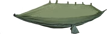 Snugpak Jungle Hammock with Mosquito Net, Lightweight Parachute Nylon, Includes 2 Steel Carabiners, Supports 400 Pounds